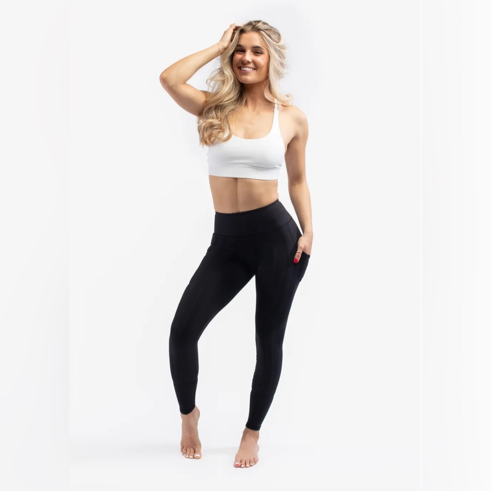 BUNDLE, 2 Sweetflexx Resistance Band Leggings (Black)
